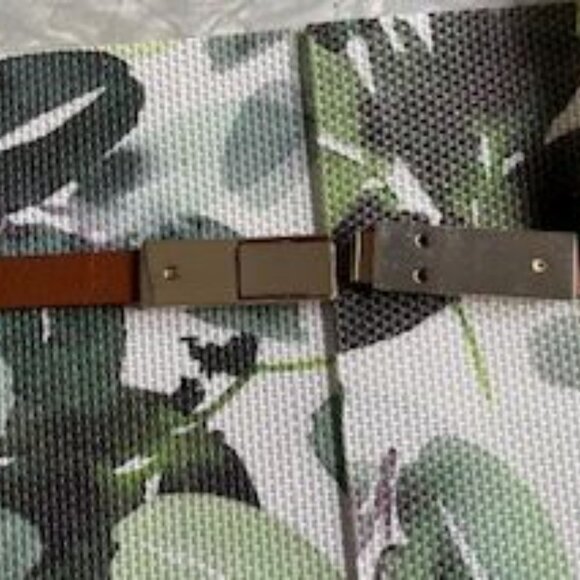 Vintage Skinny Belt with Gold Buckle - Picture 5 of 5